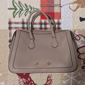 Kate Spade Beige Leather Satchel